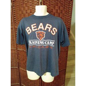 Vintage 90s Chicago Bears Training Camp T Shirt Single Stitch XL NFL Football